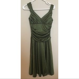 Green Sparkly Semi Formal Dress